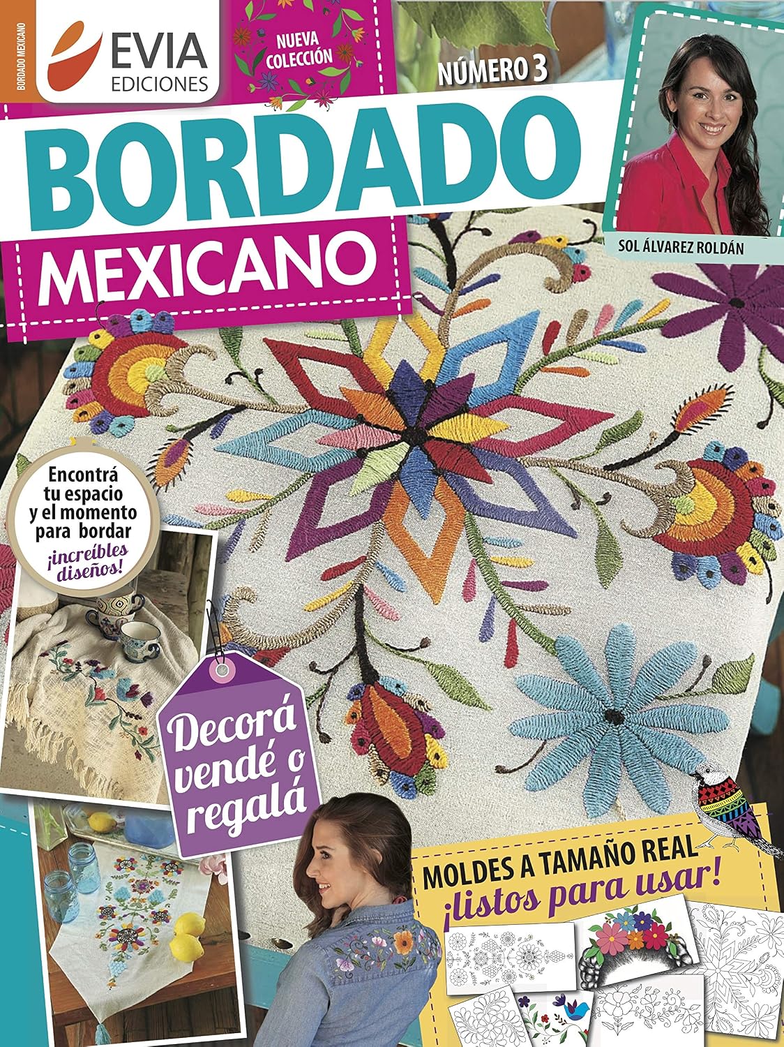 ler totalmente BORDADO MEXICANO 3: decoración (BORDADO MEXICANO - LA COLECCION MAS COMPLETA nº 4) (Spanish Edition)