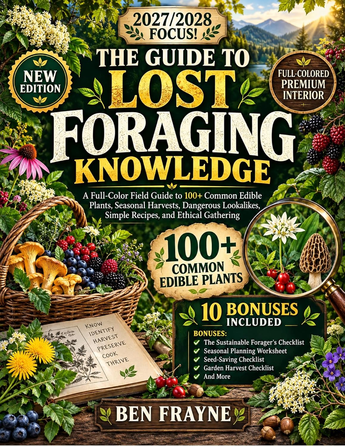 THE GUIDE TO LOST FORAGING KNOWLEDGE: A Full-Color Field Guide to 100+ Common Edible Plants, Seasonal Harvests, Dangerous Lookalikes, Simple Recipes, and Ethical Gathering (English Edition) baixar o livro de graça
