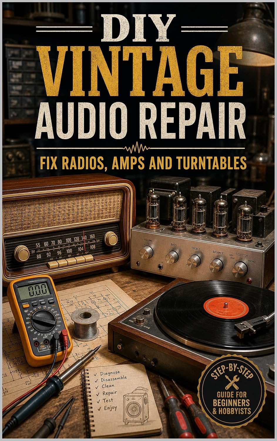 DIY Vintage Audio Repair: Fix Radios, Amps and Turntables (The DIY Vintage Audio Workshop) (English Edition) baixar o livro de graça