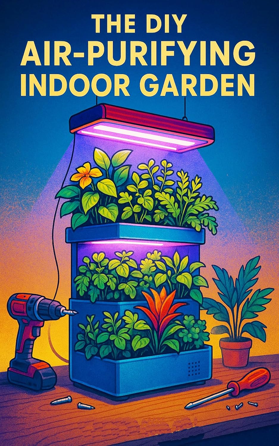 ler totalmente The DIY Air-Purifying Indoor Garden: Build a Natural Home Air Cleaner with Plants & Smart Design (English Edition)