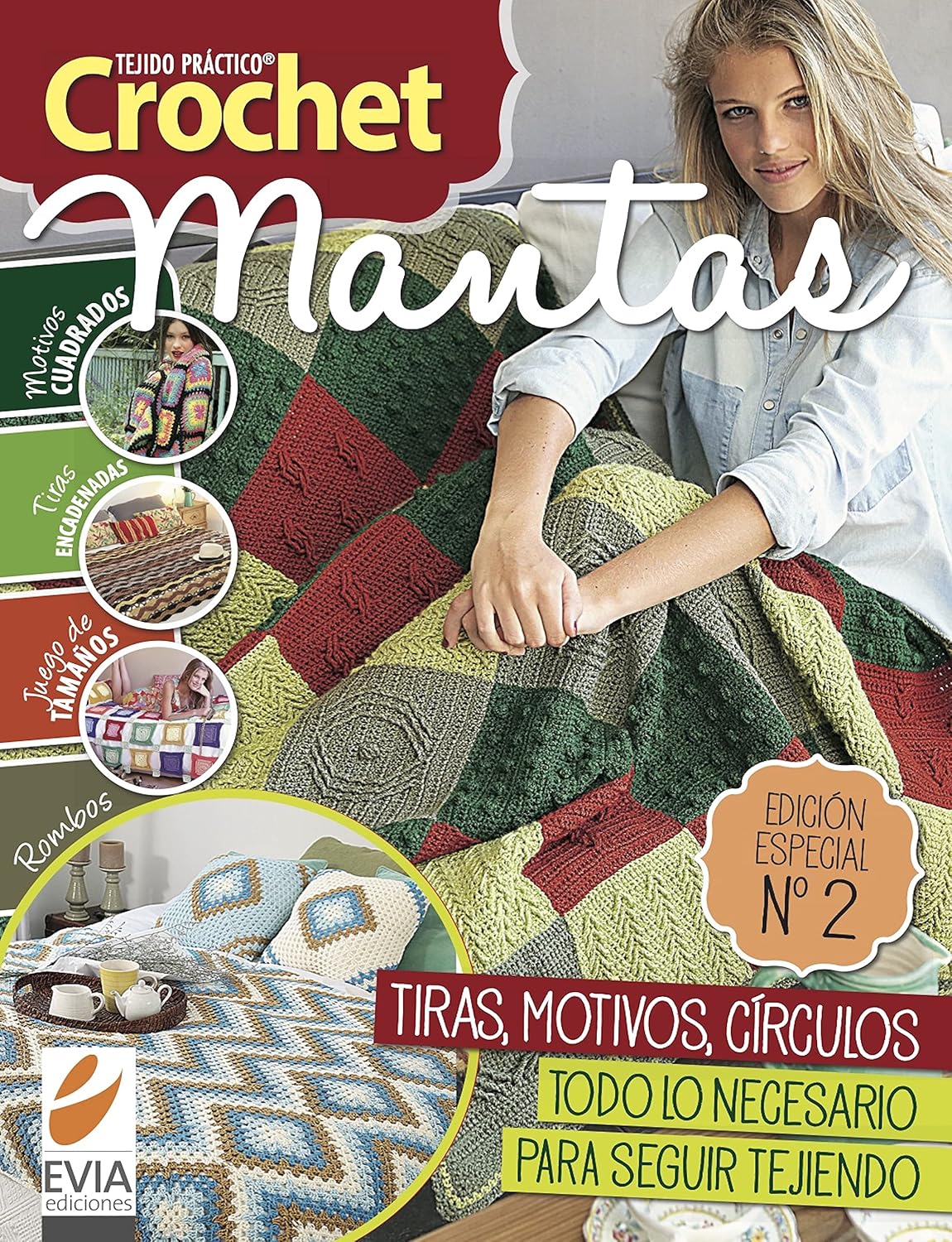 Crochet Mantas 2: Tiras, motivos, círculos. Todo lo necesario para seguir tejiendo tus mantas (Tejido de Mantas nº 6) (Spanish Edition) baixar livro de graça