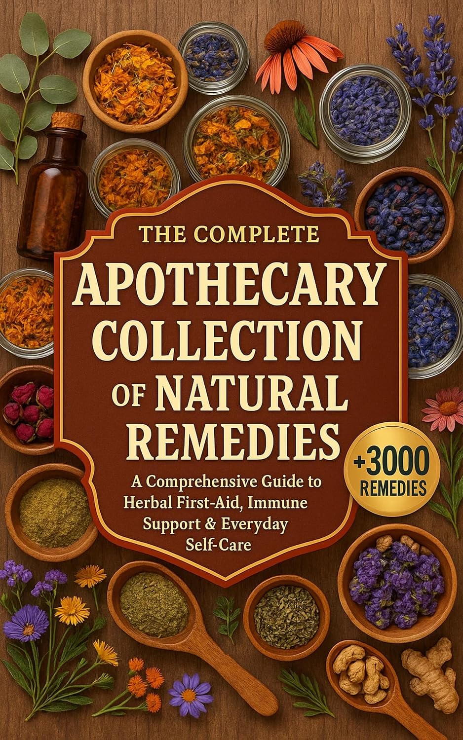 ler totalmente The Complete Apothecary Collection of Natural Remedies: A Comprehensive Guide to Herbal First-Aid, Immune Support & Everyday Self-Care (English Edition)