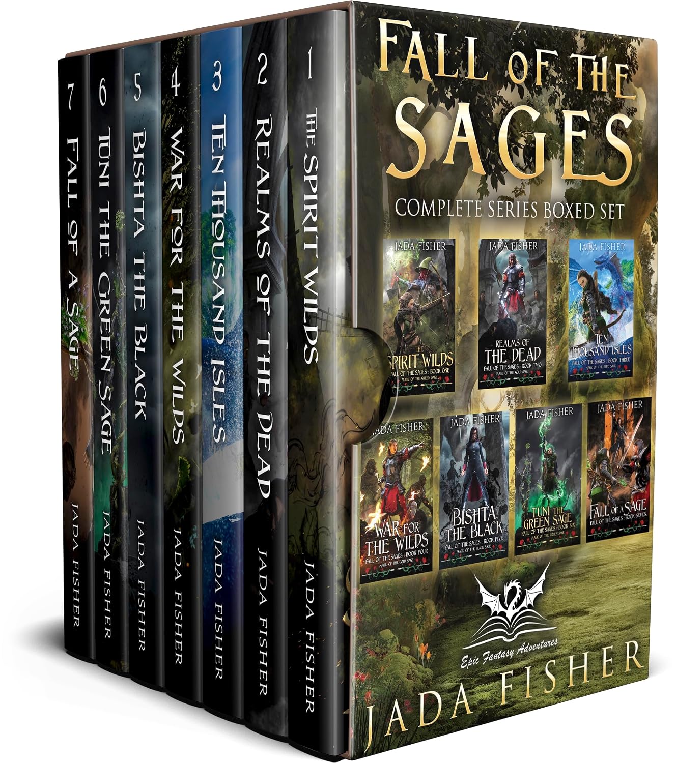 ler totalmente Fall of the Sages Complete Series Boxed Set (Epic Fantasy Adventures) (English Edition)