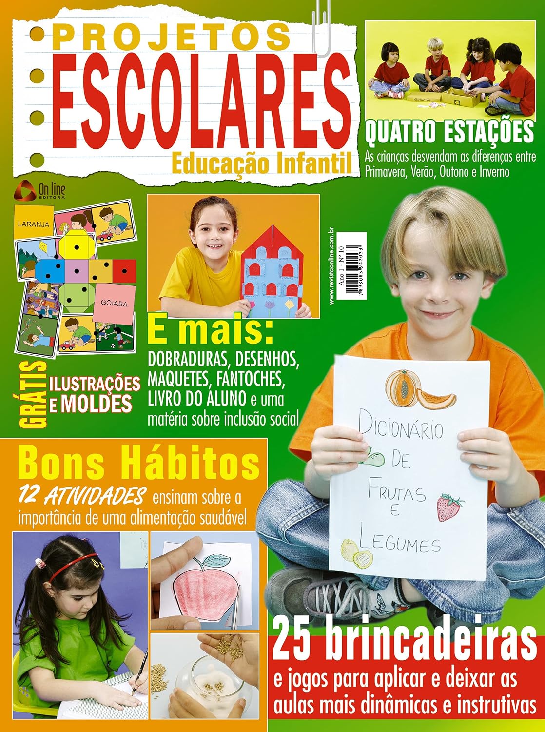 Projetos Escolares - Educação Infantil: Edição 10 baixar o livro de graça
