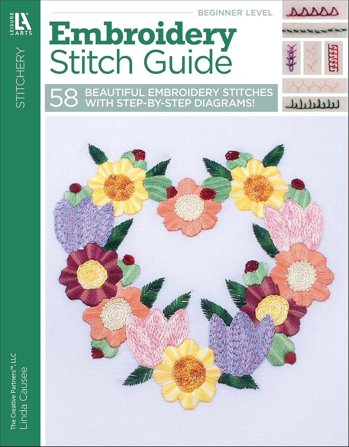 capítulo por capítulo baixar Embroidery Stitch Guide: 58 Beautiful Embroidery Stitches With Step-by-Step Diagrams! (English Edition)