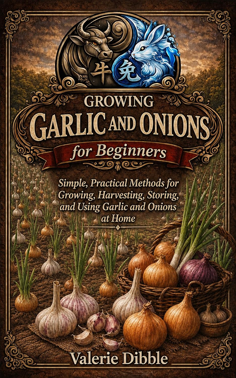 ler totalmente Growing Garlic and Onions for Beginners: Simple, Practical Methods for Growing, Harvesting, Storing, and Using Garlic and Onions at Home (The Ox n Rabbit Homestead Guide Series) (English Edition)