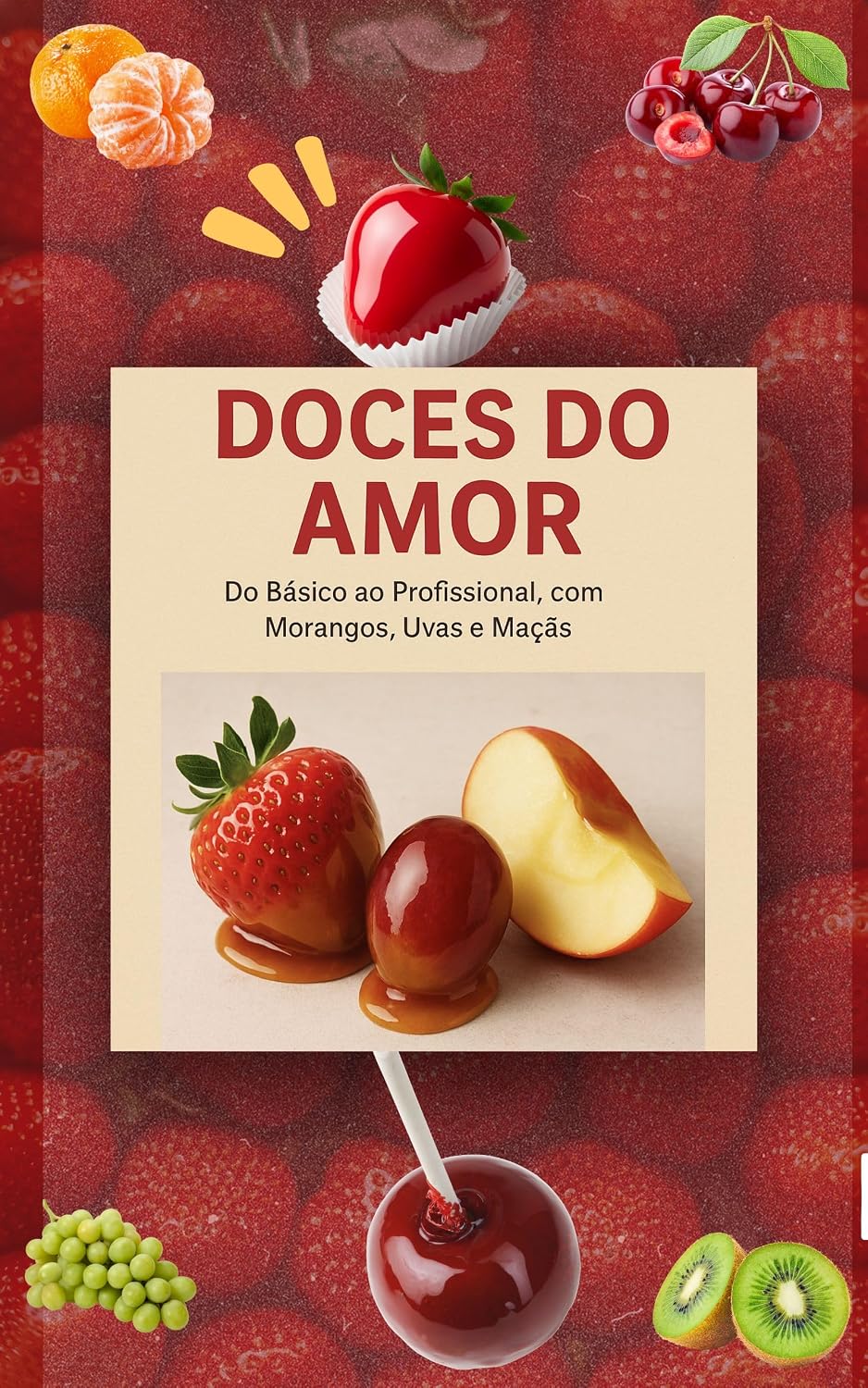 ler totalmente DOCES DO AMOR Do Básico ao Profissional, com Morangos, Uvas e Maçãs: Como Fazer Morango do Amor