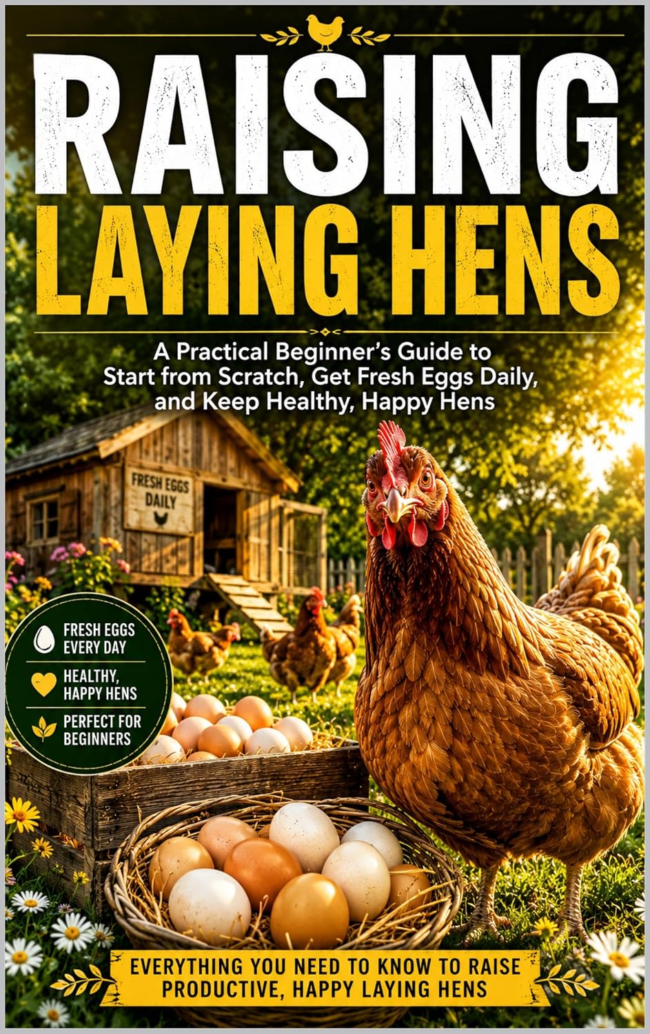ler totalmente Raising Laying Hens: A practical beginner's guide to start from scratch, get fresh eggs daily, and keep healthy, happy hens (English Edition)