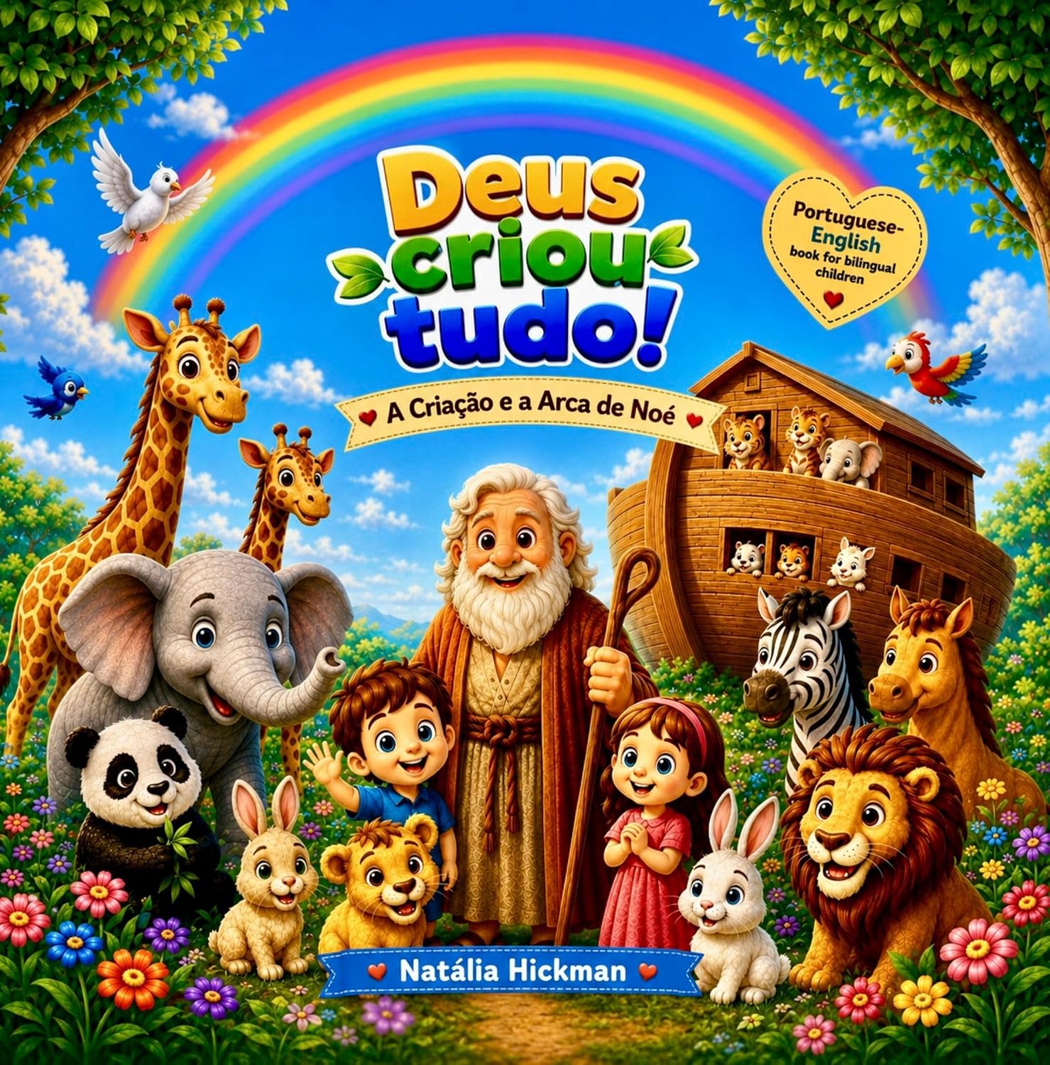 Deus criou tudo! A criação e a Arca de Noé: God Created Everything! – Creation and Noah's Ark - Portuguese-English Bible Picture Book for Kids Ages 2 and Up (Children's Picture Books Livro 3) baixar livro de graça