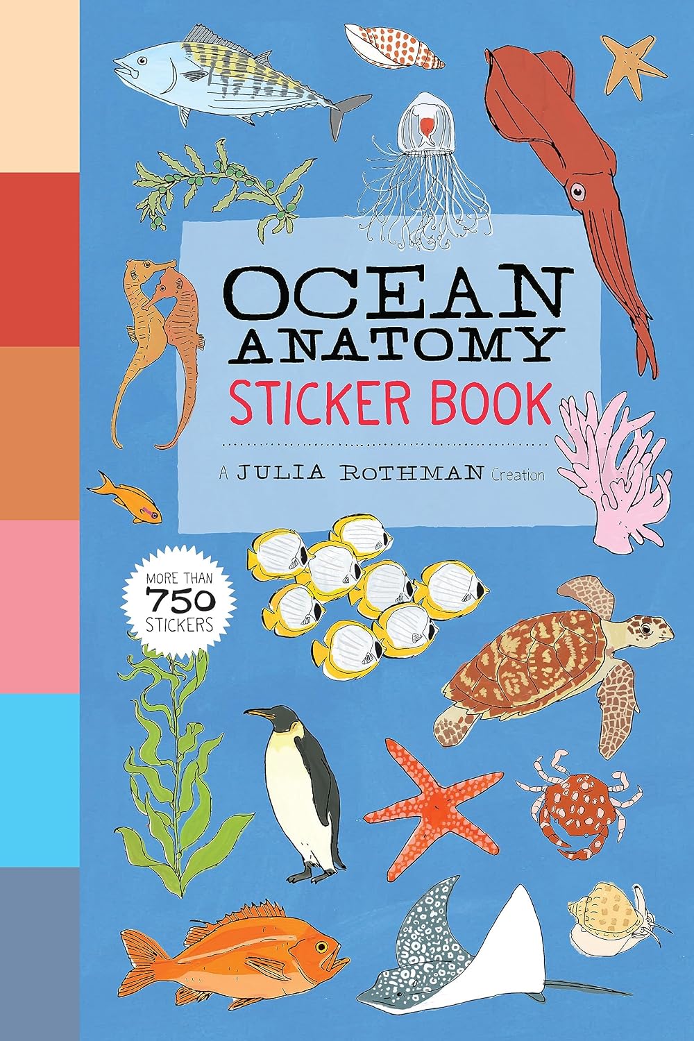 ler totalmente Ocean Anatomy Sticker Book: A Julia Rothman Creation; More Than 750 Stickers