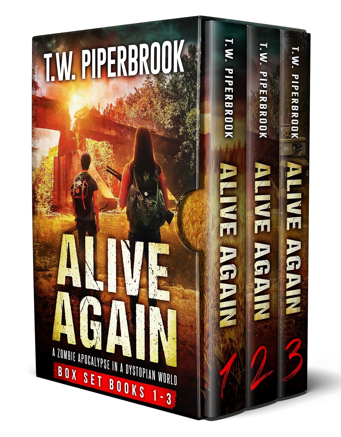 ler totalmente Alive Again Box Set: The Complete Zombie Apocalypse in a Dystopian World Series (Books 1-3) (English Edition)