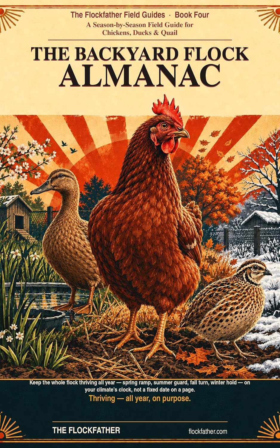 ler totalmente The Backyard Flock Almanac: A Season-by-Season Field Guide to Keeping Chickens, Ducks & Quail (English Edition)