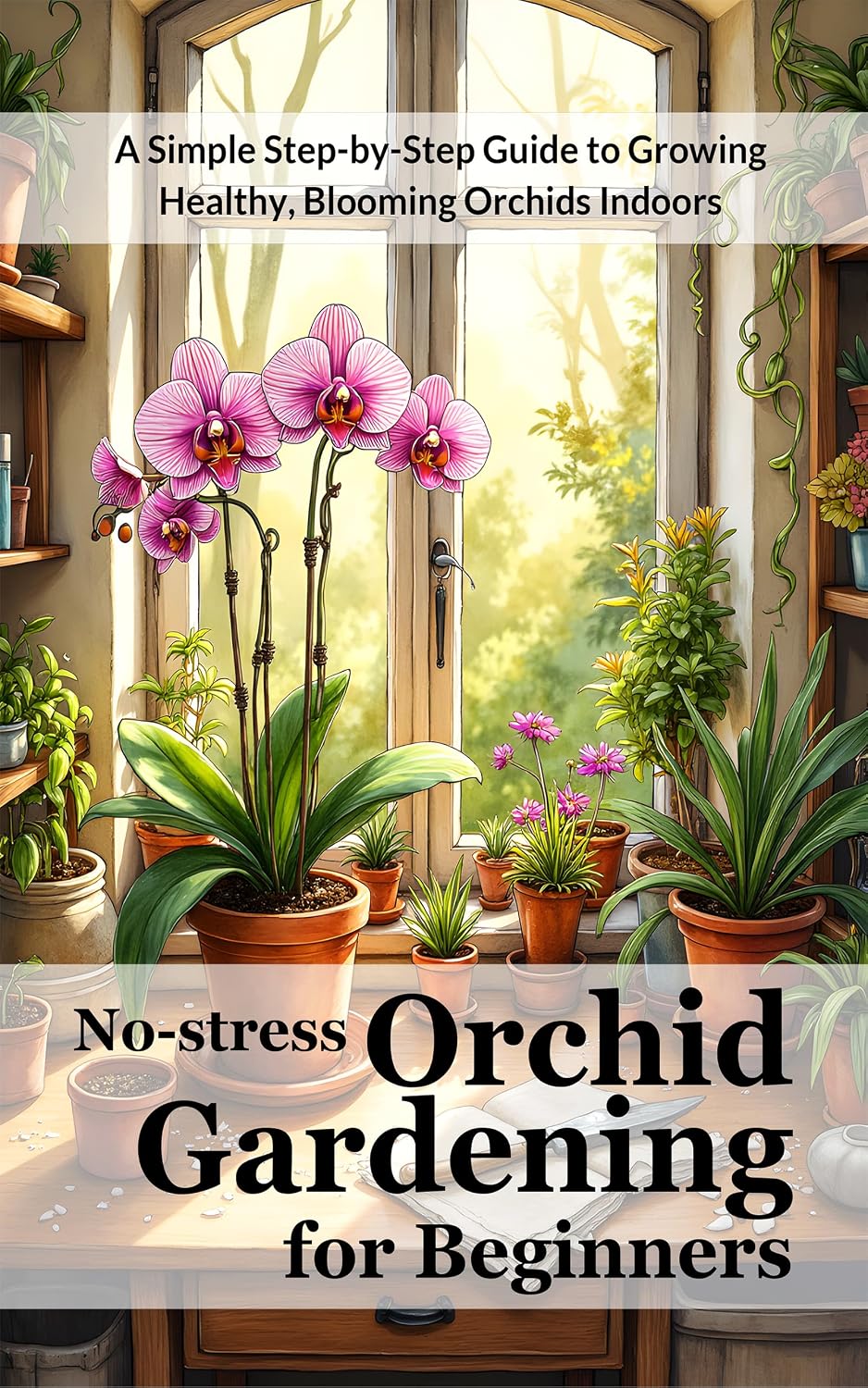 ler totalmente No-stress Orchid Gardening for Beginners: A Simple Step-by-Step Guide to Growing Healthy, Blooming Orchids Indoors (English Edition)