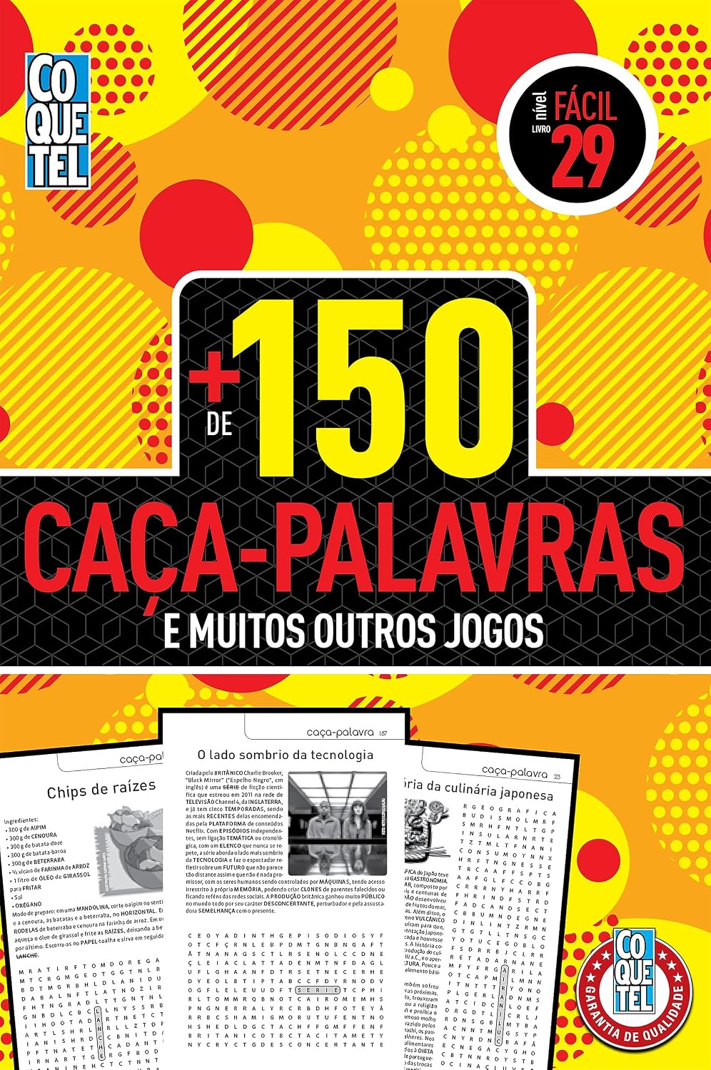 capítulo por capítulo baixar Livro Coquetel Mais 150 Caça-palavras e muitos outros jogos Nível Fácil Ed 29