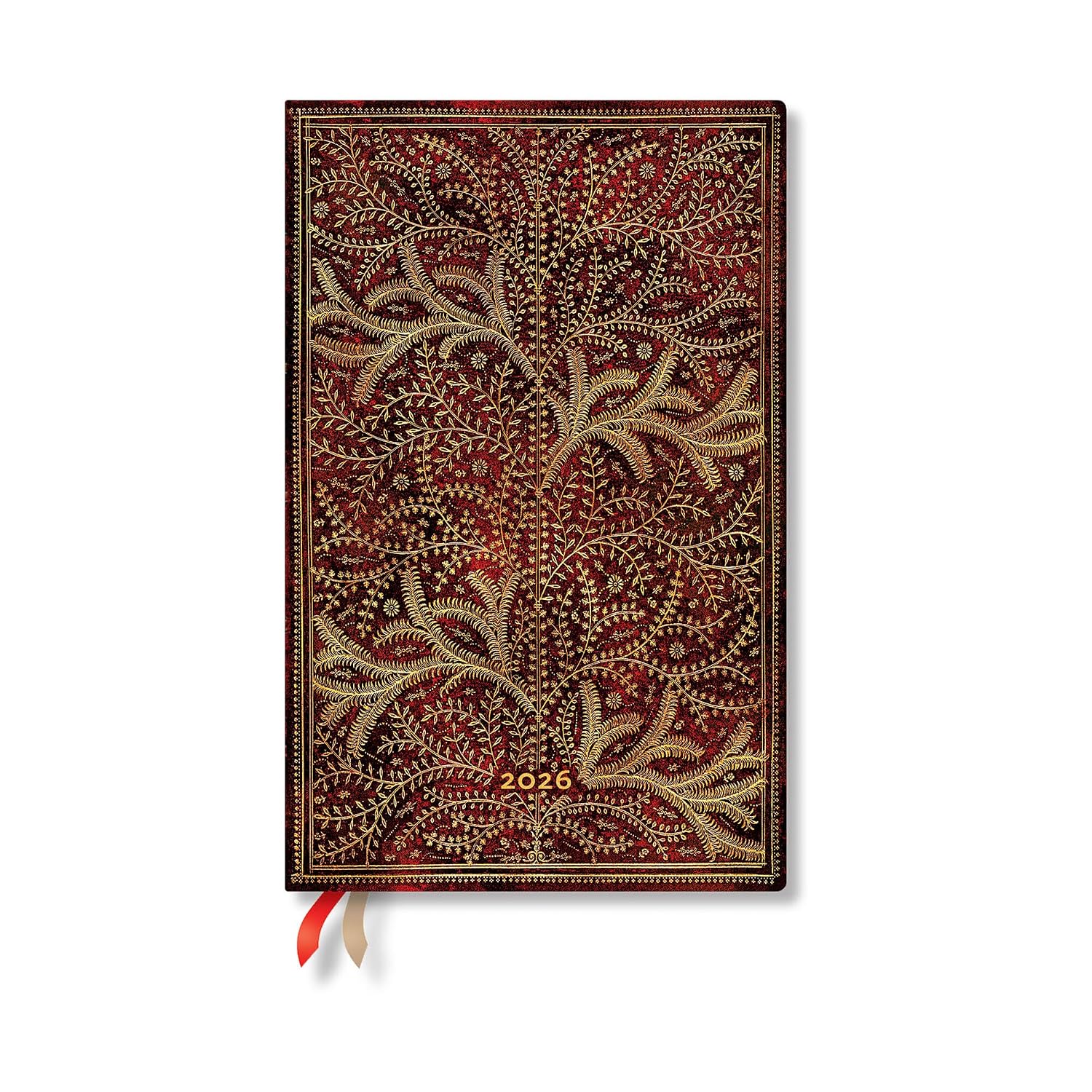 ler totalmente Paperblanks | 2026 Wildwood | Tree of Life | 12-Month Planner Flexis | Maxi | Horizontal | Elastic Band | 176 Pg | 100 GSM