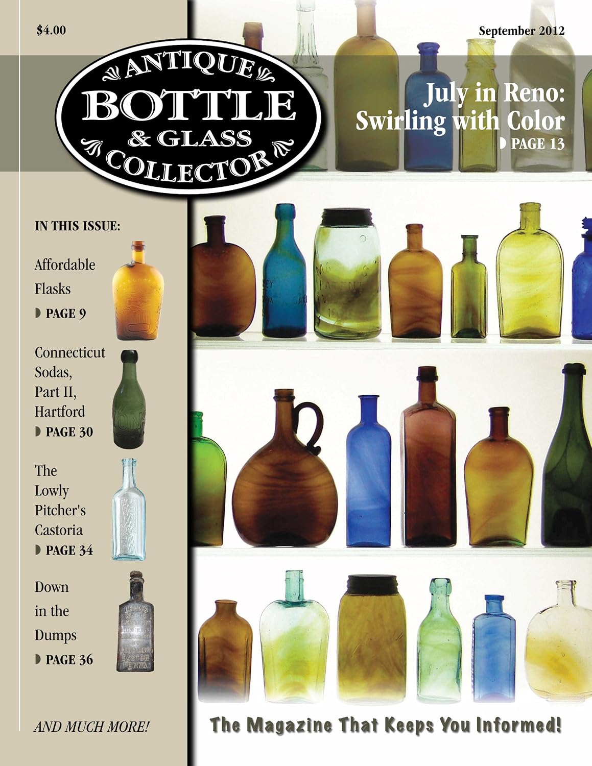 Antique Bottle & Glass Collector Magazine, September 2012 issue, digital edition (English Edition) baixar livro de graça