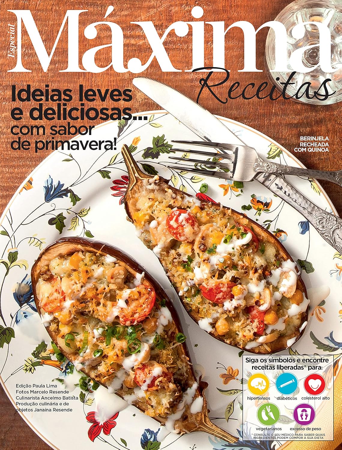 Revista Máxima Receitas - Ideias leves e deliciosas... com sabor de primavera!