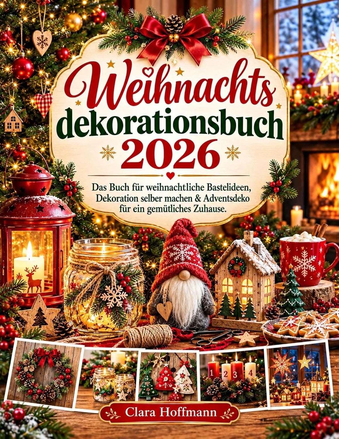 Weihnachtsdekorationsbuch 2026: Das Buch für weihnachtliche Bastelideen, Dekoration selber machen, Adventsdeko & lustige Weihnachts-Witze (German Edition) baixar livro de graça