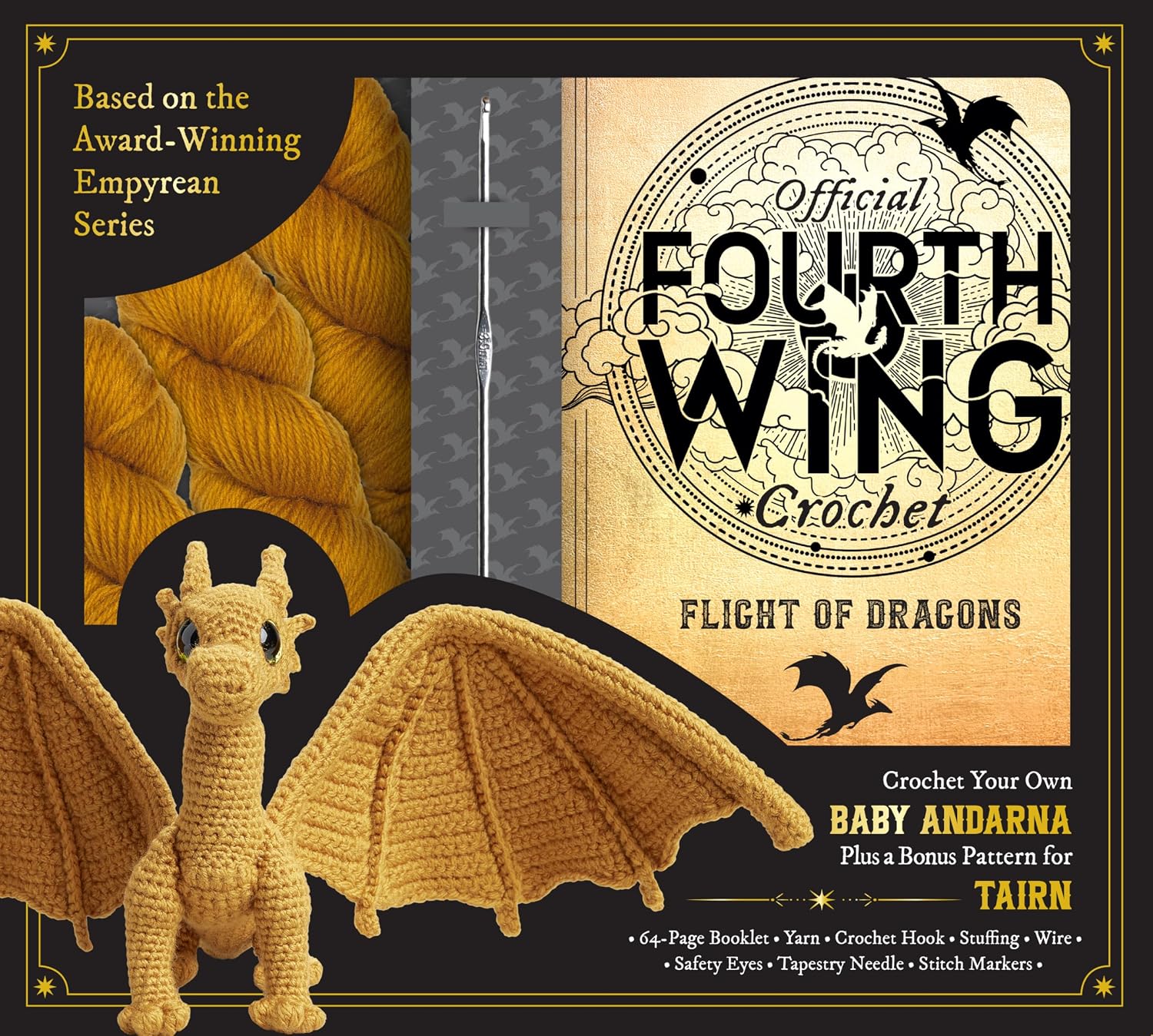 Official Fourth Wing Crochet: Flight of Dragons: Crochet Your Own Baby Andarna Plus a Bonus Pattern for Tairn - Based on the Award-Winning Empyrean Series baixar livro de graça