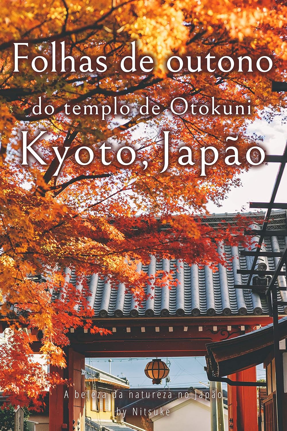 ler totalmente Folhas de outono do templo de Otokuni Kyoto, Japão (A beleza da natureza no Japão Livro 1)