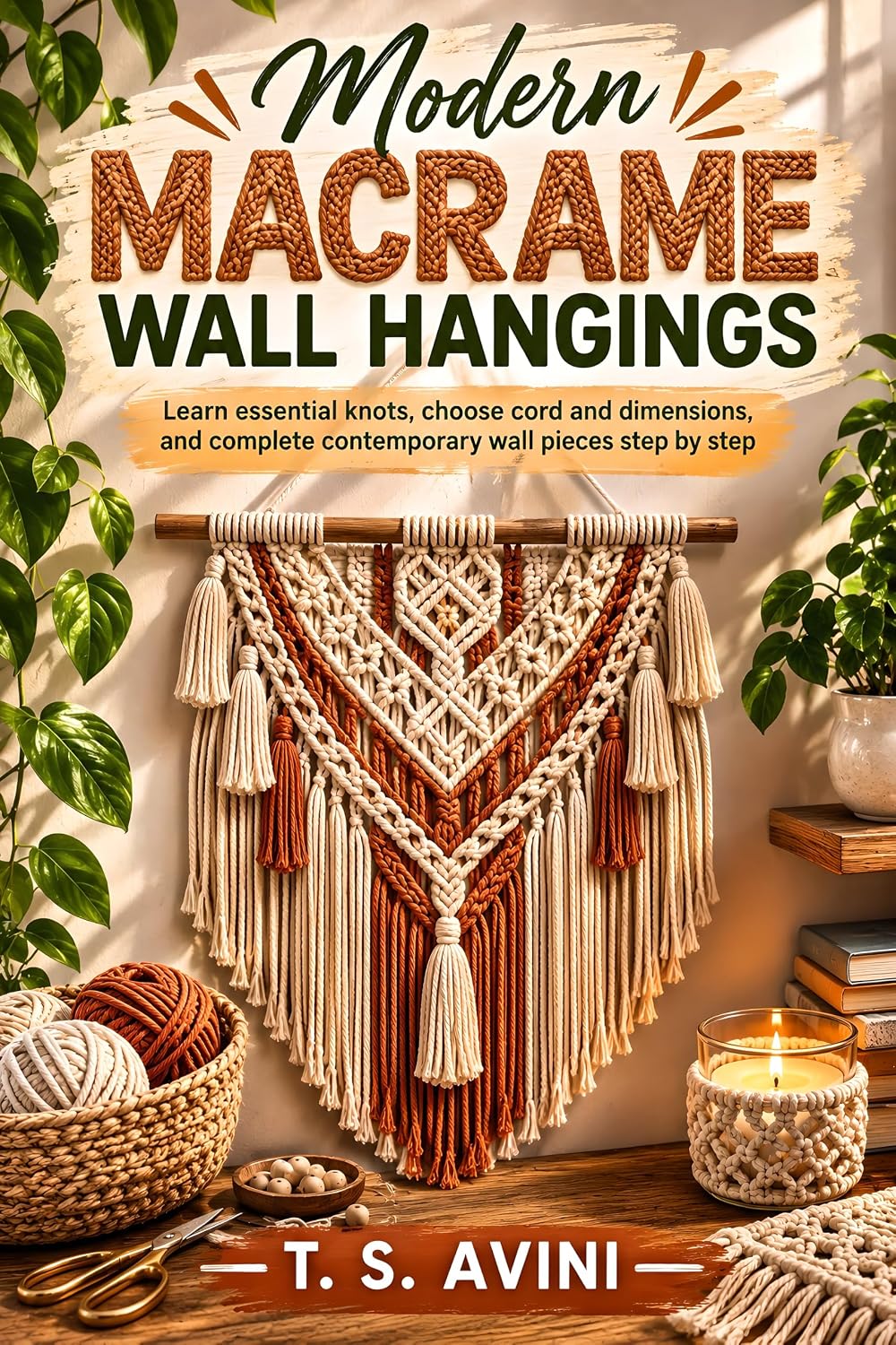Modern Macrame Wall Hangings: Learn essential knots, choose cord and dimensions, and complete contemporary wall pieces step by step (English Edition) baixar o livro de graça