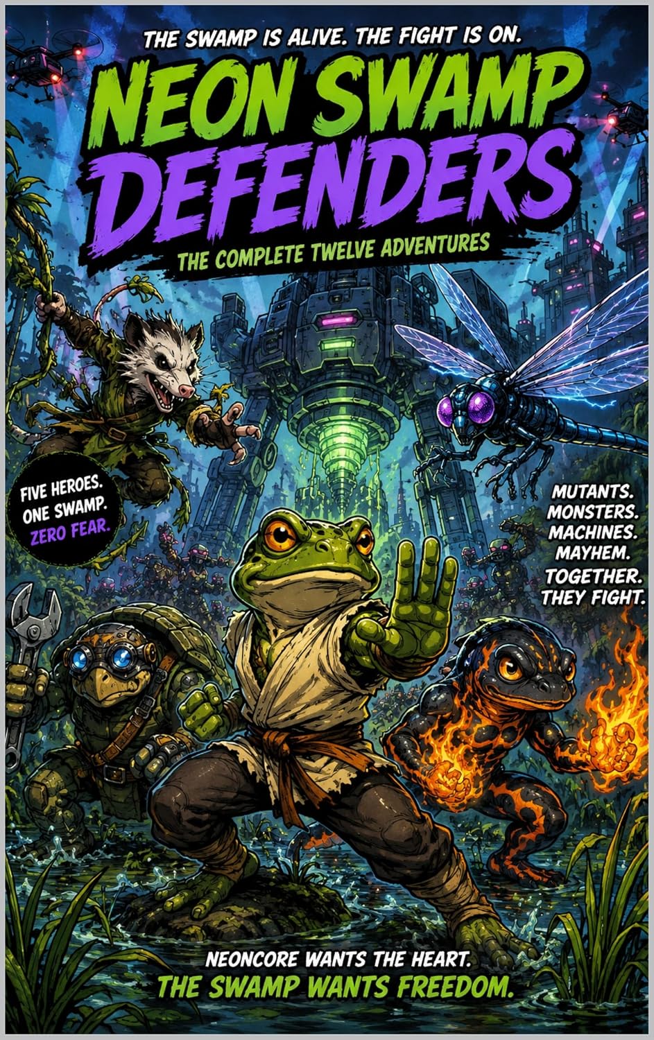 ler totalmente Neon Swamp Defenders (English Edition)