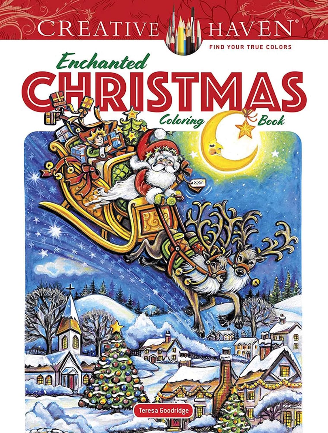 Creative Haven Enchanted Christmas Coloring Book baixar livro de graça