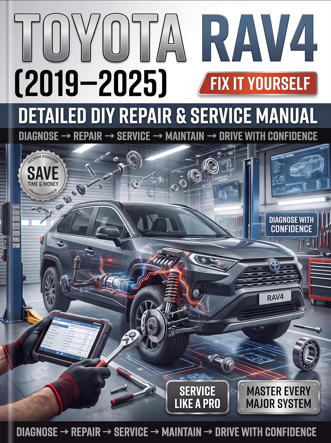 TOYOTA RAV4 (2019–2025) Detailed DIY Repair & Service Manual: The Comprehensive Step-by-Step Guide to Advanced Diagnostics, Routine Maintenance, and Cost-Saving Fixes for All Trims (English Edition) baixar o livro de graça
