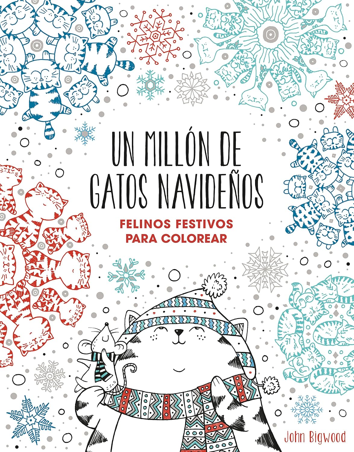 Un millón de gatos navideños: felinos festivos para colorear baixar o livro de graça
