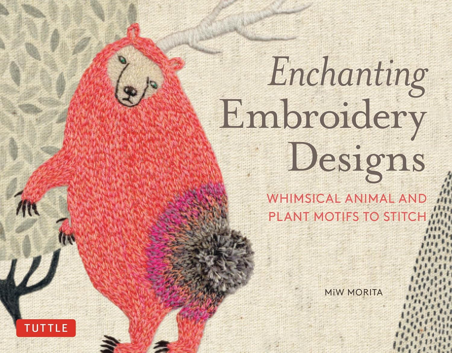 ler totalmente Enchanting Embroidery Designs: Whimsical Animal and Plant Motifs to Stitch
