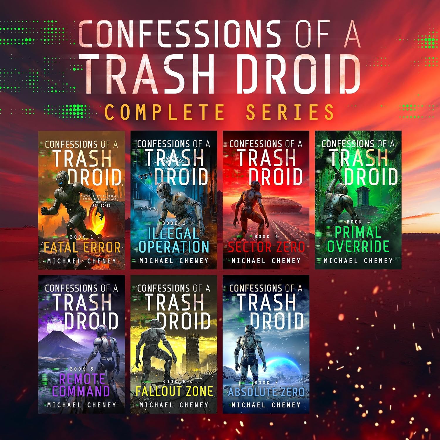 Confessions of a Trash Droid: The Complete First Series in One: Confessions of a Trash Droid – A Darkly Funny Sci-Fi Comedy About a Rogue Robot baixar livro de graça