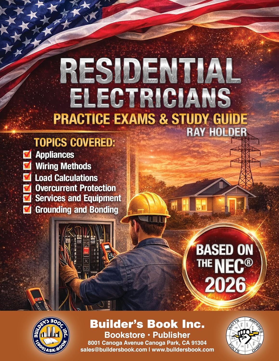 2026 Residential Electricians Practice Exams & Study Guide By Ray Holder baixar o livro de graça