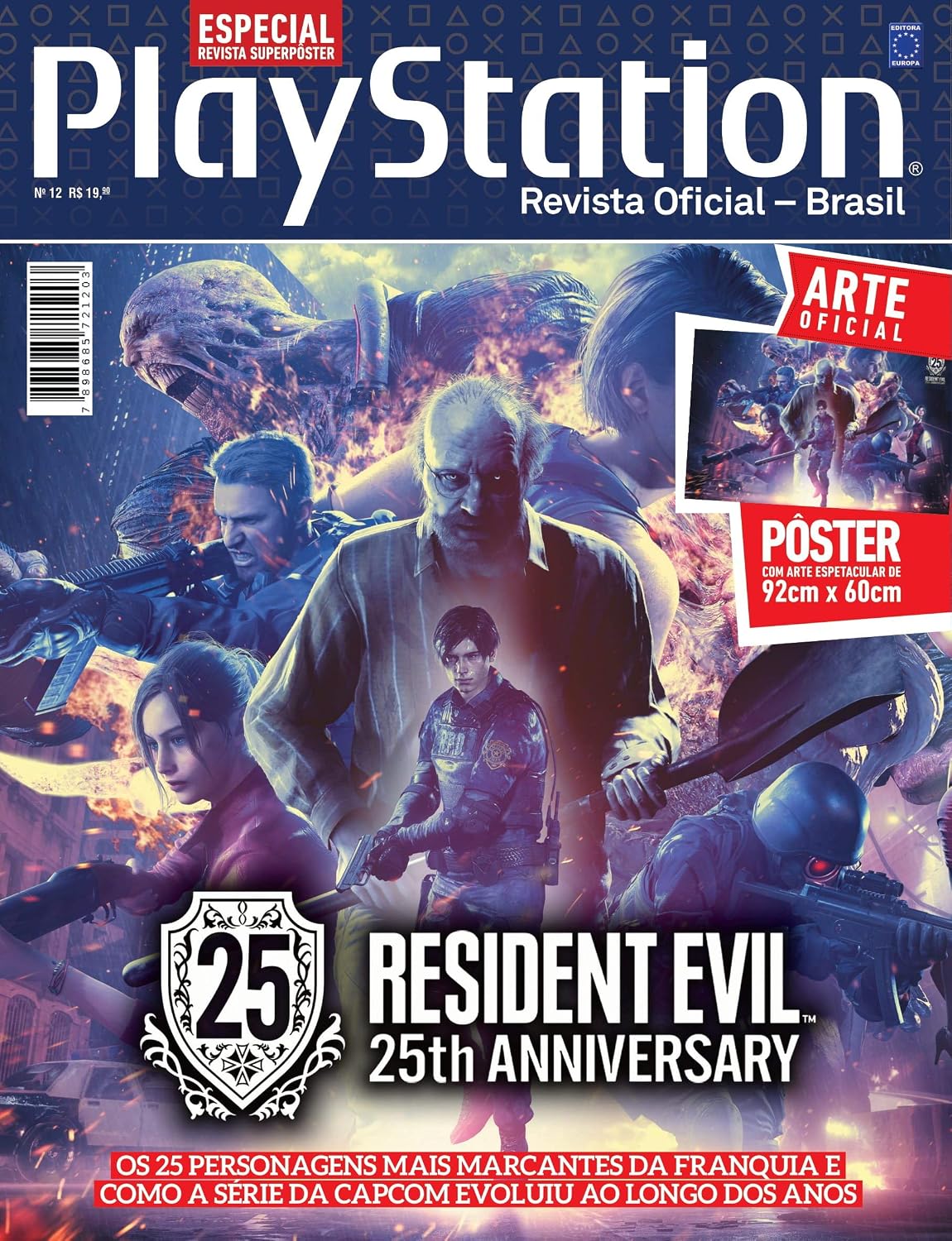Resident Evil 25th Anniversary - Superpôster PlayStation