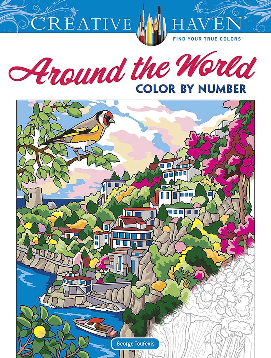 ler totalmente Creative Haven Around the World Color by Number