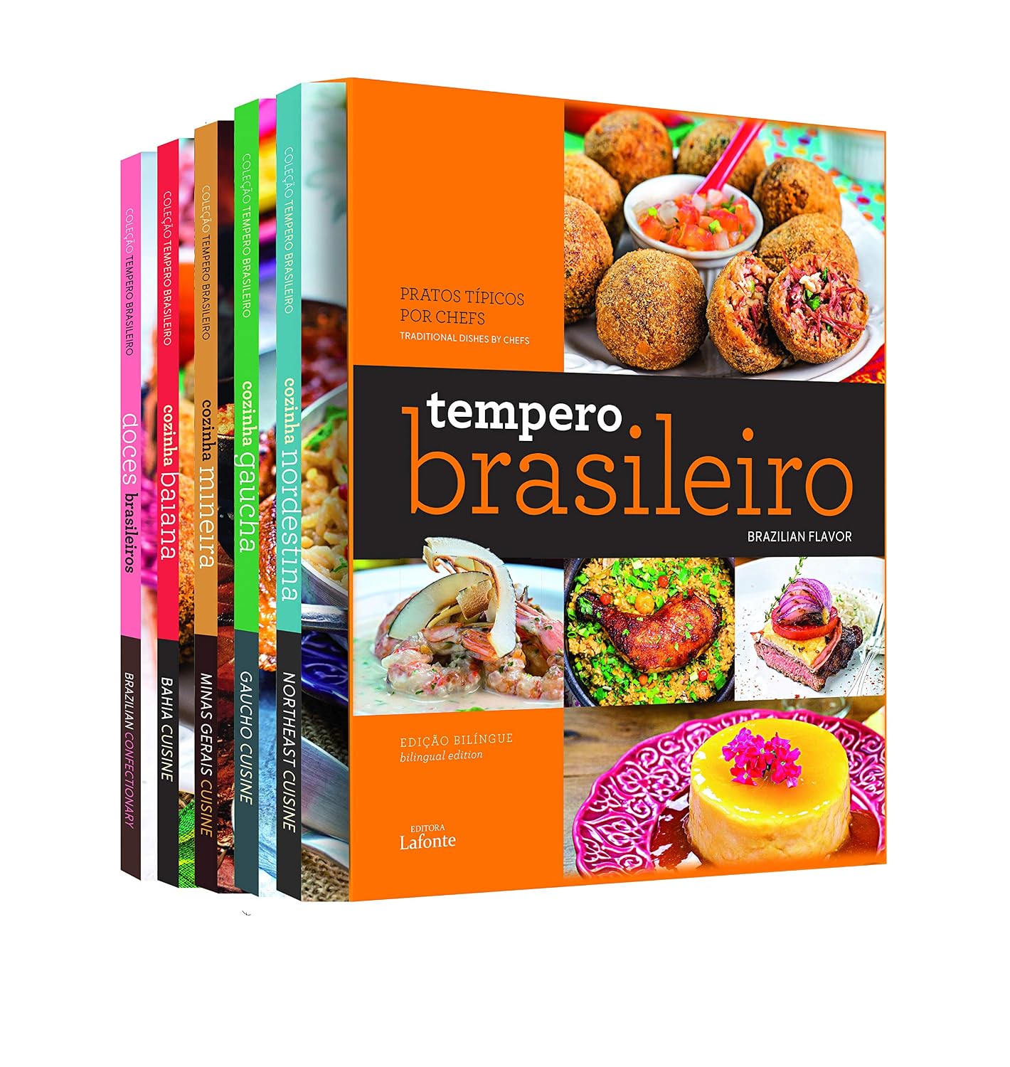 ler totalmente Box tempero brasileiro Bilíngue: 5 volumes