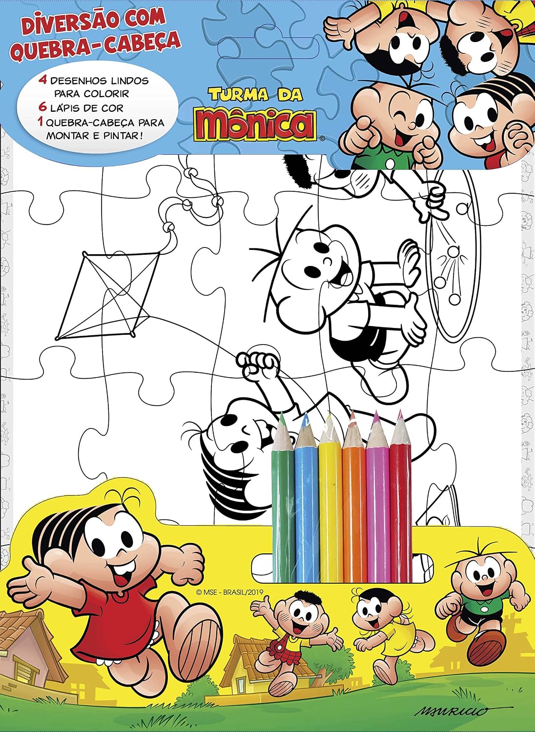 Turma Da Mônica - Diversão com quebra-Cabeça baixar o livro de graça