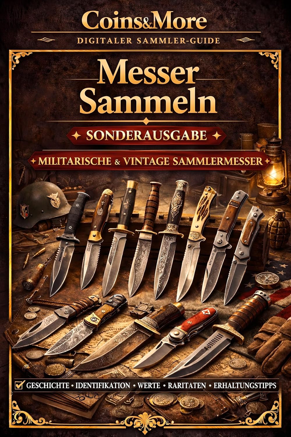 ler totalmente Messer sammeln: Der vollständige Leitfaden für Liebhaber und Sammler (German Edition)