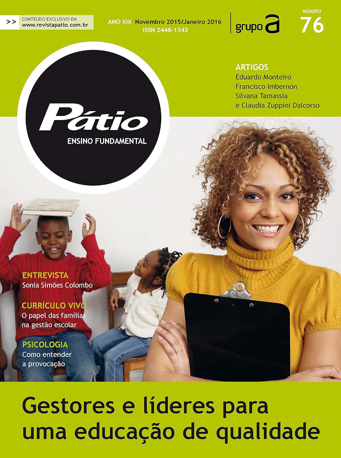 Revista Pátio Ensino Fundamental 76 - Gestores e líderes para uma educação de qualidade (PEF) baixar livro de graça