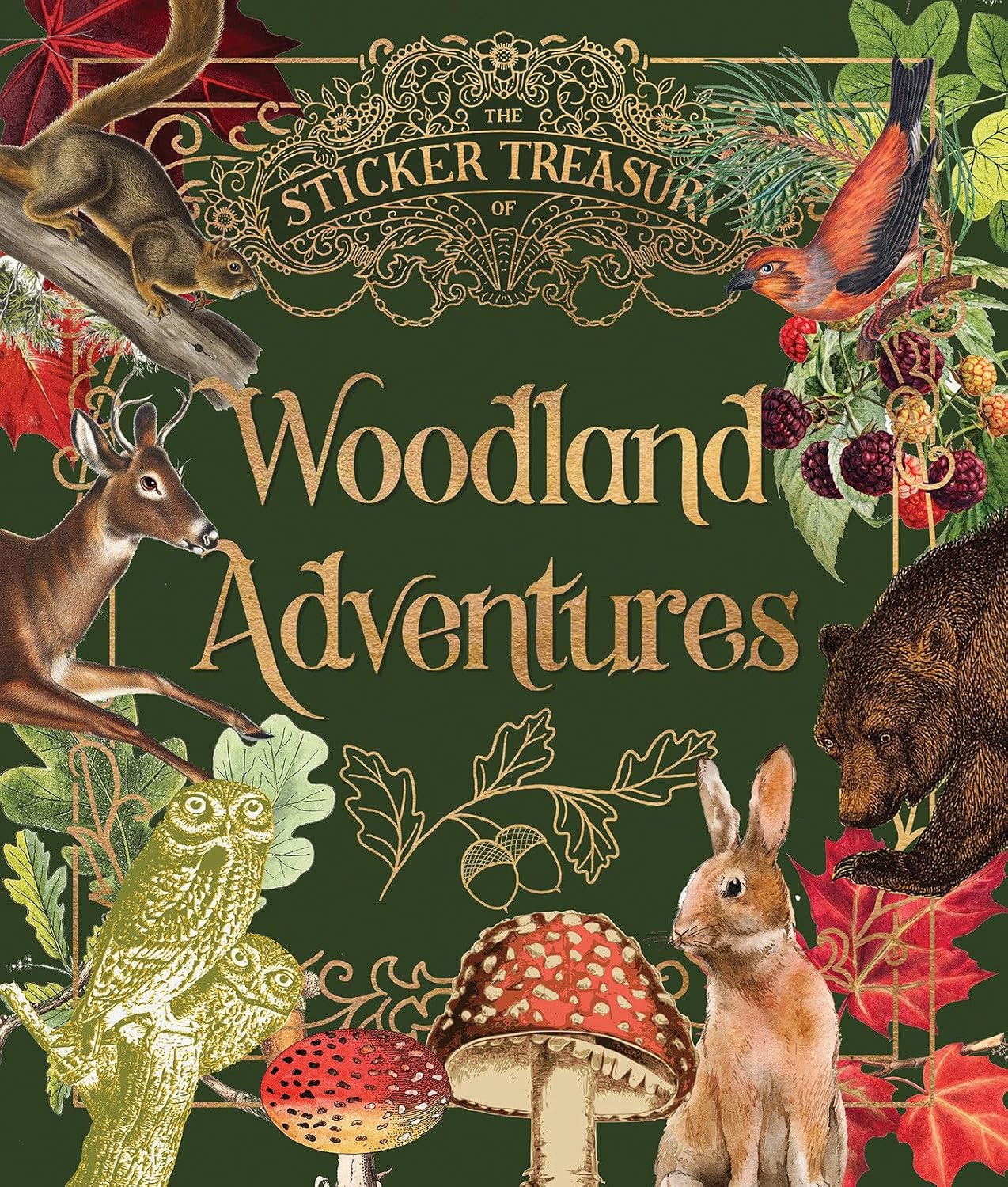 ler totalmente The Sticker Treasury of Woodland Adventures: An Eclectic Book of Stickers for Journaling, Collaging, Scrapbooking and More