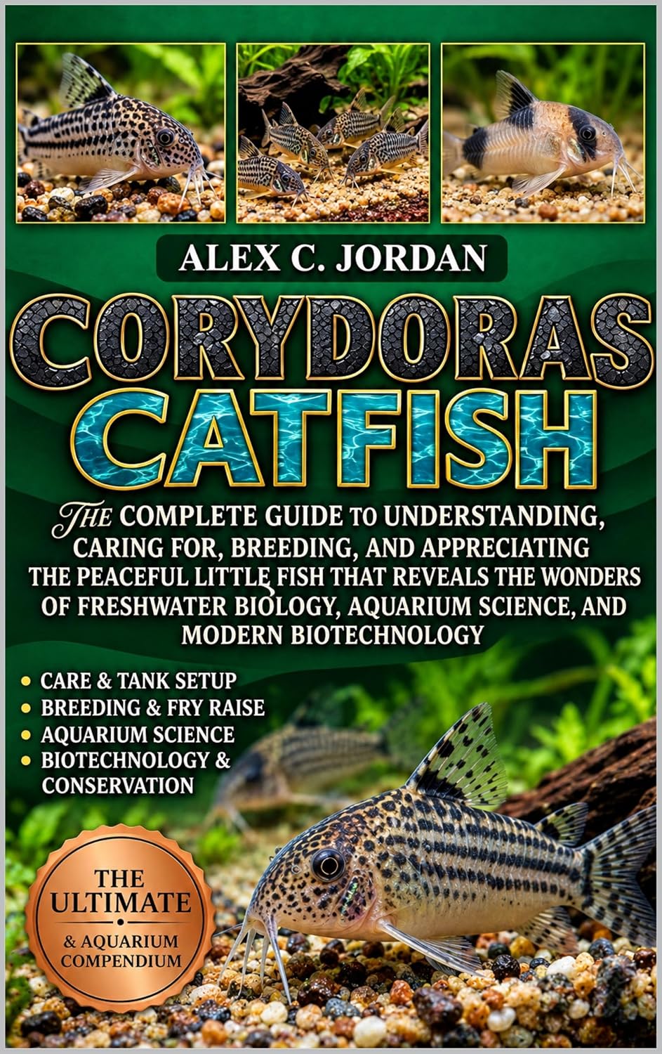 ler totalmente Corydoras Catfish: The Complete Guide to Understanding, Caring For, Breeding, and Appreciating the Peaceful Little Fish That Reveals the Wonders of Freshwater... Biology, Aquarium Science. (English Edition)
