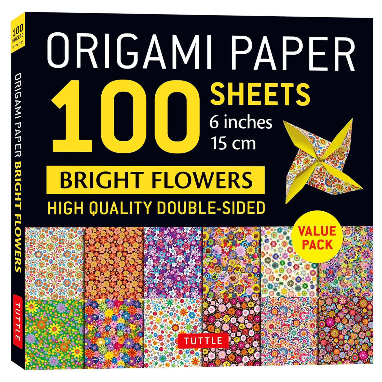 Origami Paper 100 Sheets Bright Flowers 6 (15 CM): Tuttle Origami Paper: Double-Sided Origami Sheets Printed with 12 Different Patterns (Instructions for 5 Projects Included) baixar o livro de graça