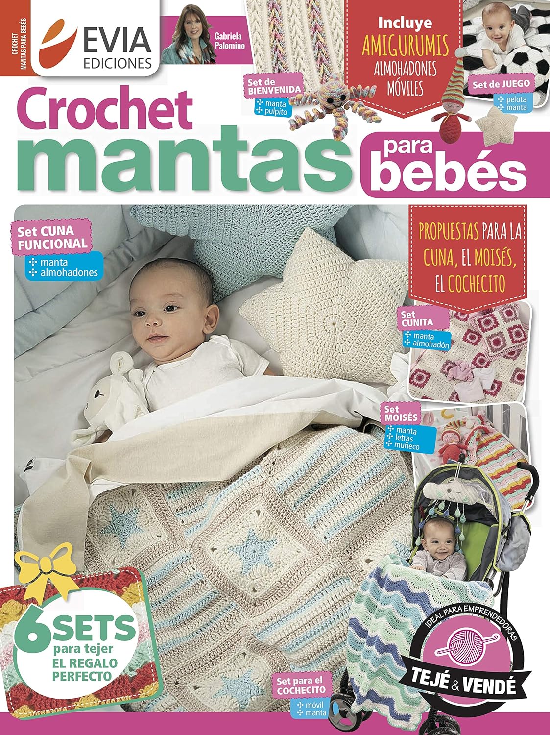 CROCHET MANTAS PARA BEBES: propuestas para la cuna, el moisés, el cochecito (Tejido de Mantas nº 2) (Spanish Edition) baixar livro de graça