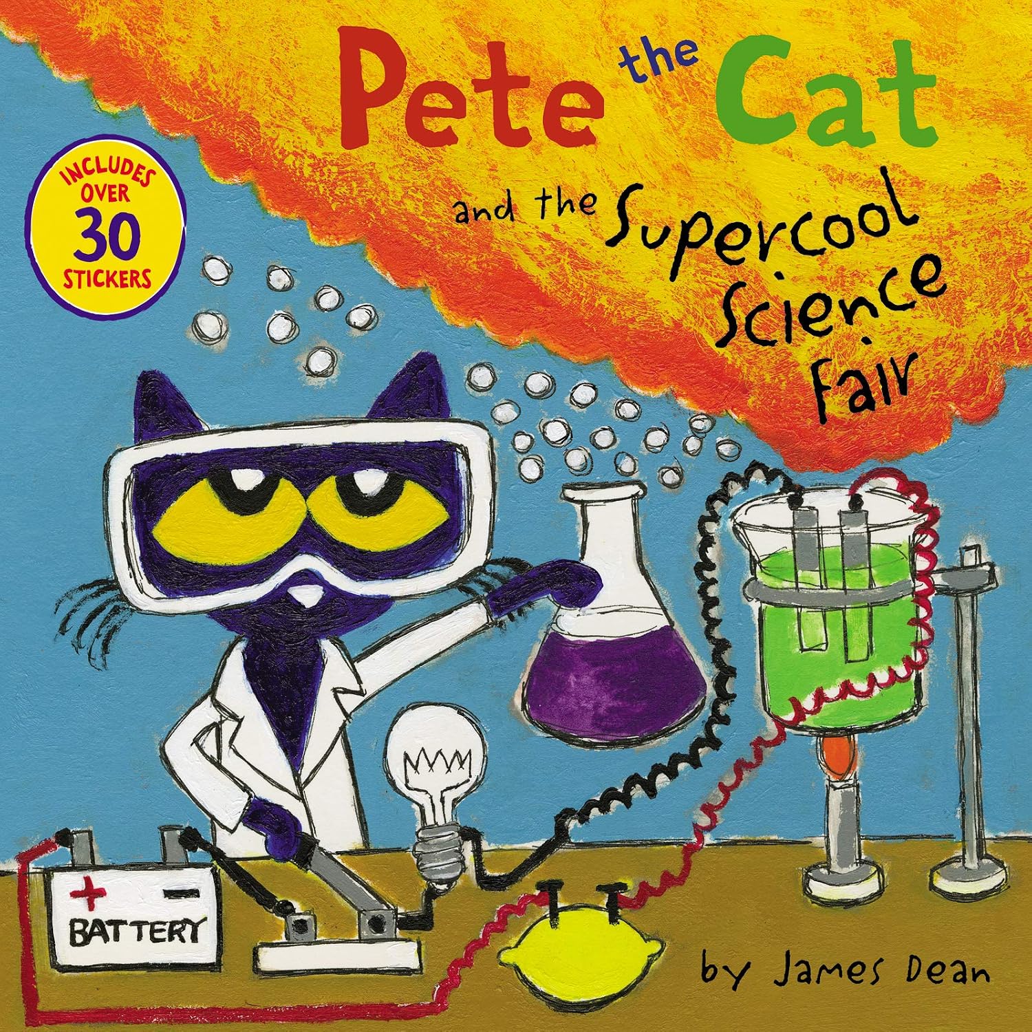 capítulo por capítulo baixar Pete the Cat and the Supercool Science Fair: Includes Over 30 Stickers!