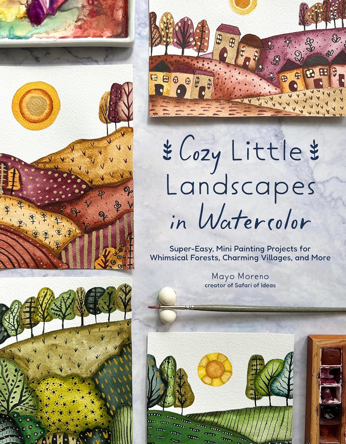 Cozy Little Landscapes in Watercolor: Super-Easy, Mini Painting Projects for Whimsical Forests, Charming Villages, and More baixar o livro de graça