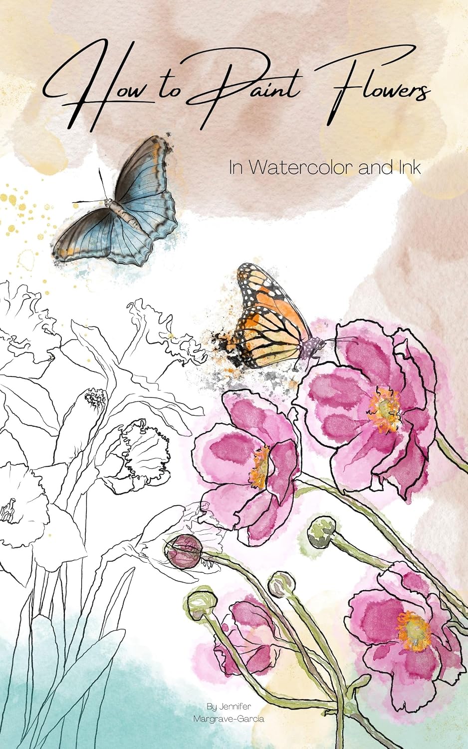 capítulo por capítulo baixar How to Paint Flowers in Watercolor and Ink: Simple Step by Step Botanical Tutorials for Beginners in Digital and Traditional Method (Exploring Art) (English Edition)