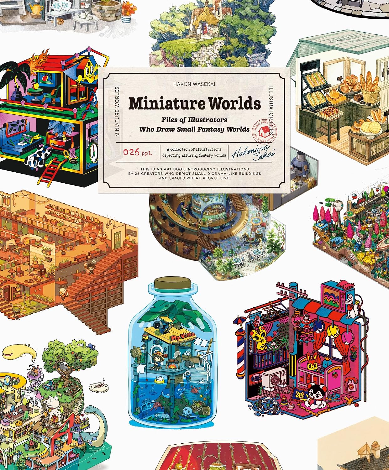 ler totalmente Miniature Worlds: Files of Illustrators Who Draw Small Fantasy Worlds