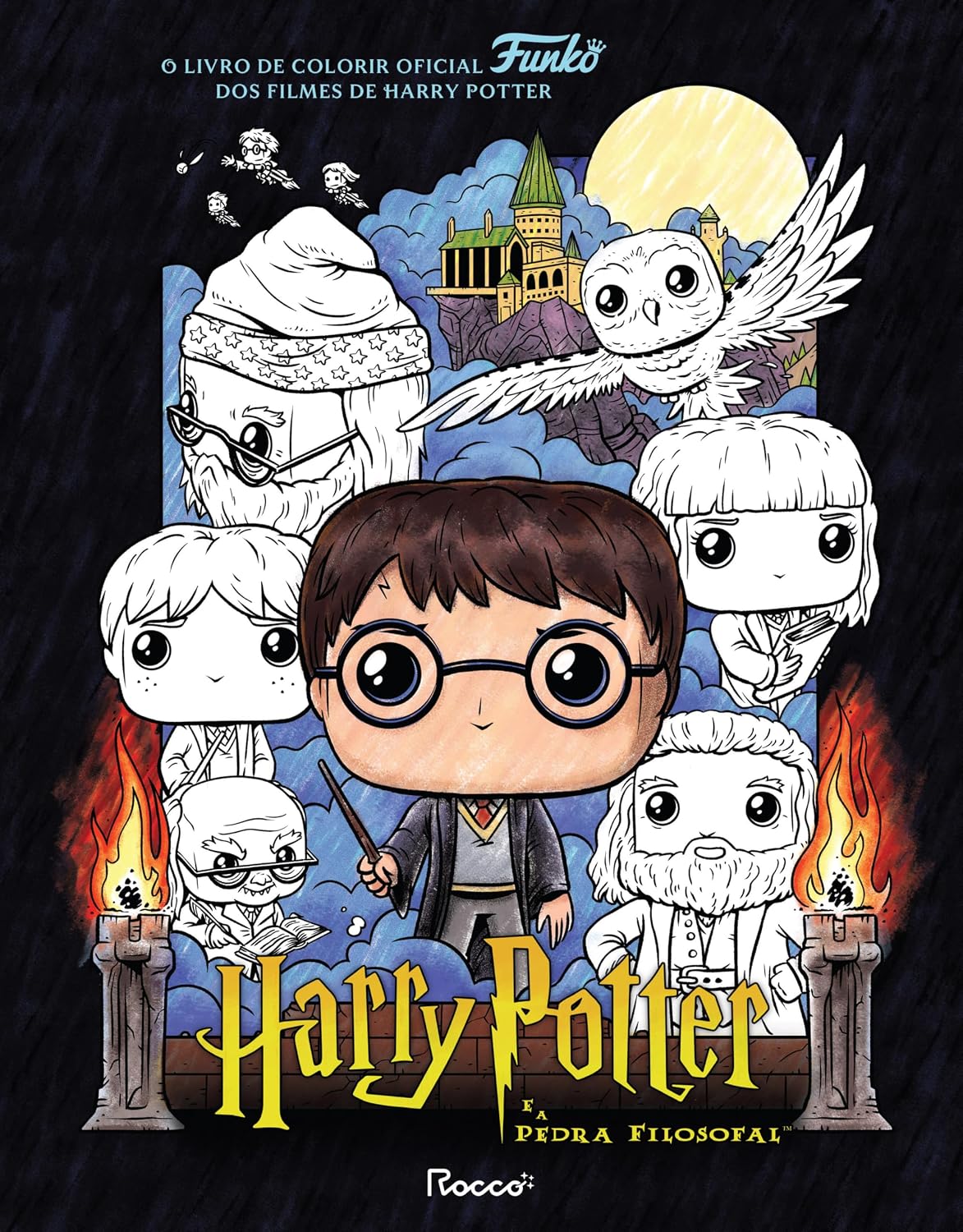 Livro de colorir oficial Funko Pop! Harry Potter e a Pedra Filosofal: 2