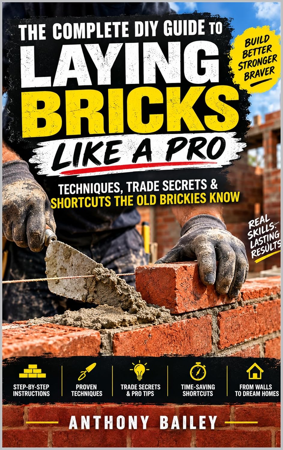 capítulo por capítulo baixar The Complete DIY Guide to Laying Bricks Like a Pro — Techniques, Trade Secrets & Shortcuts the Old Brickies Know (English Edition)