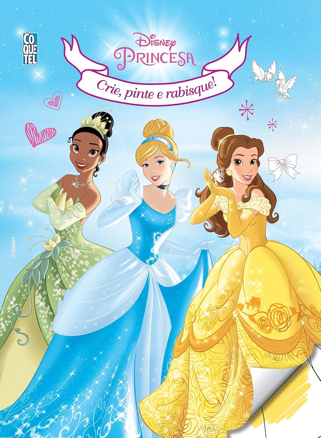 Disney Princesa. Crie, Pinte e Rabisque baixar livro de graça