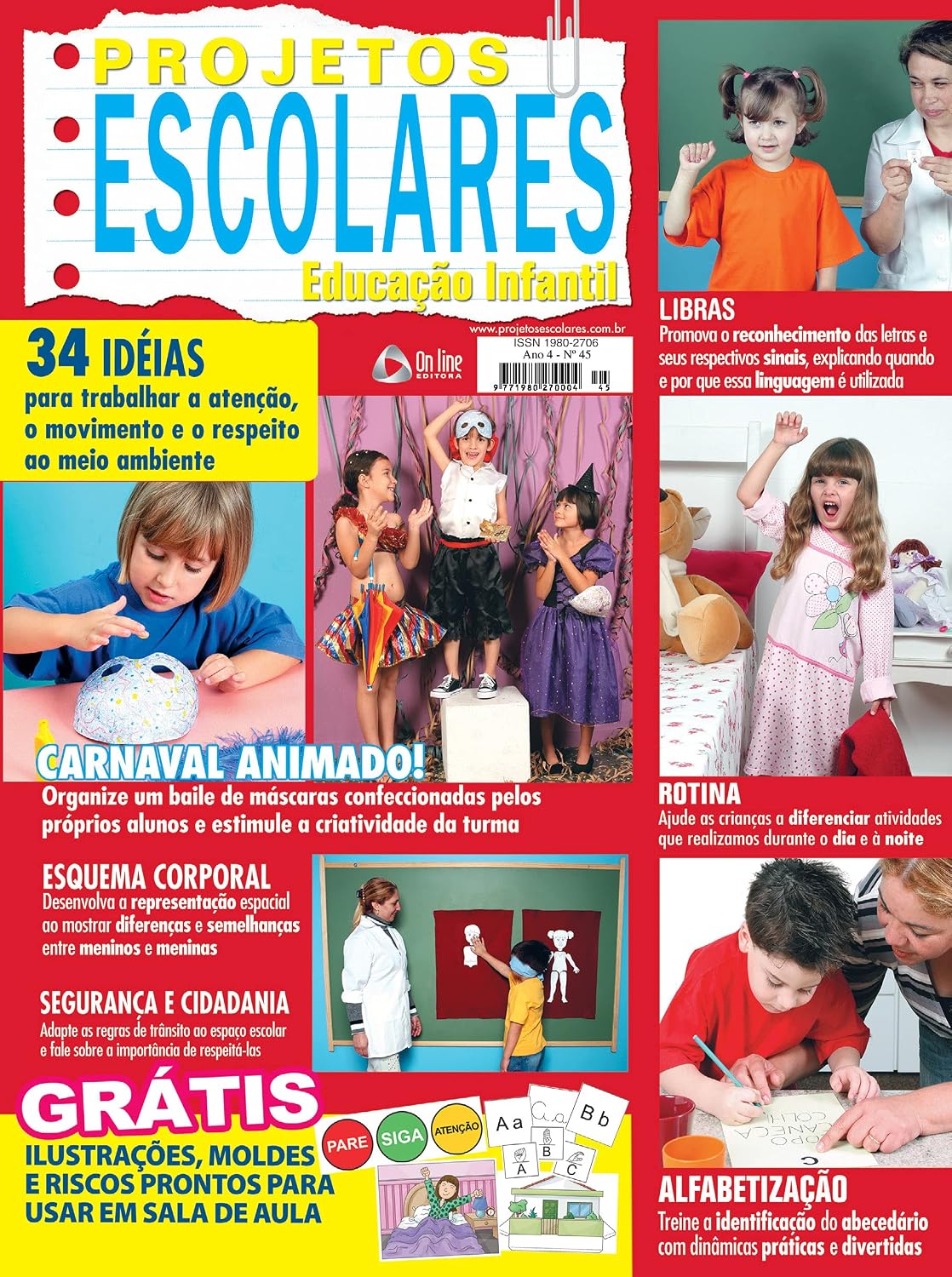 Projetos Escolares - Educação Infantil: Edição 45